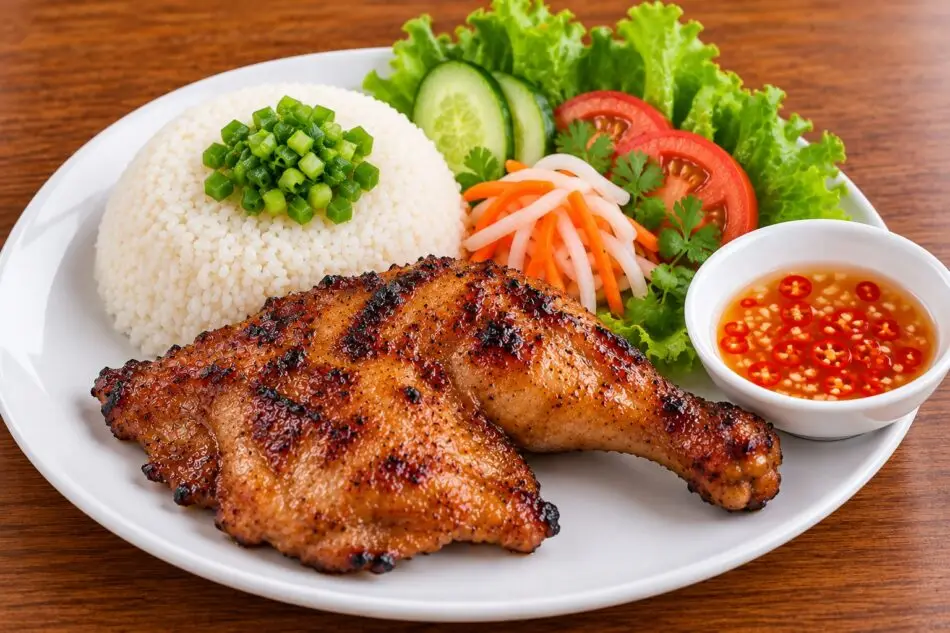 Cơm Gà Nướng (Grilled Chicken Rice)